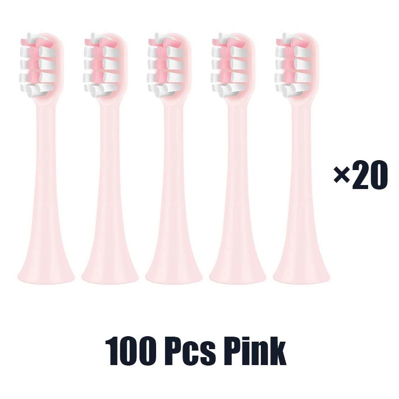 100 Pcs Replcement Brush Heads for Xiaomi SOOCARE X1 X3 X5 Mijia X3U X3 Electric Toothbrush Refill Head Sealed Package Wholesale