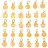 Gold Plated Bronze Blessing Pendant For DIY Necklace Bracelet Earrings Jewelry Making Craft Accessories