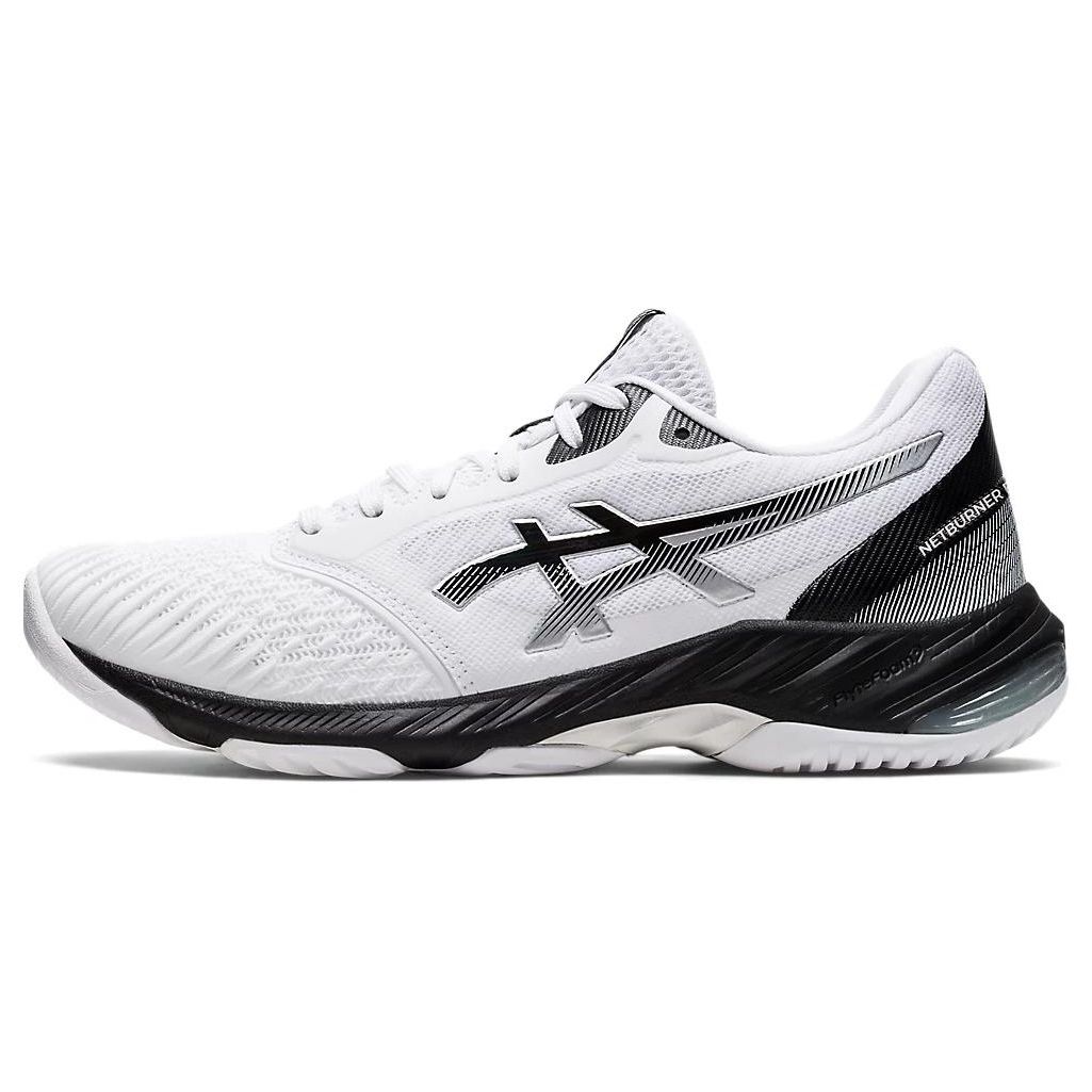 

Кроссовки унисекс ASICS Netburner Ballistic FF 3 Бело-черные 1053A055-100 40.5