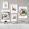 Kandinsky Abstract Lines Circle Square Vintage Nordic Wall Art Canvas Painting Posters And Prints Pictures For Living Room Decor