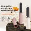 Wireless Mini Straight Hair Comb USB Charging Heated Bangs Brush Anti-Scald Design for Travel Outdoor Hair Touch Up