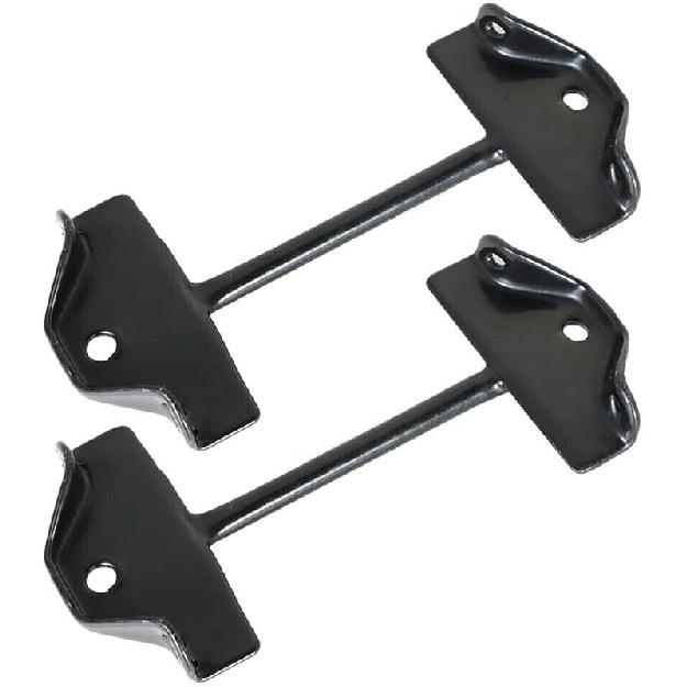 Pair Battery Strap Hold Down Kit for 1997-2002 Dodge Ram 1500 2500 3500, Battery Hold Down Bracket with Bolt and Nut 55275220 55235142