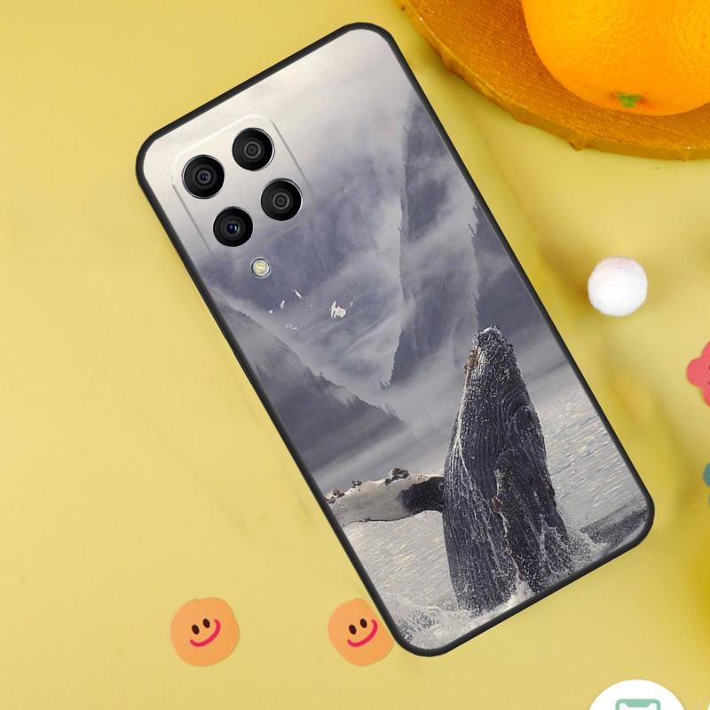 Ocean Whale Shark Swimming Case For Samsung Galaxy M15 M35 M55 M11 M14 M34 M54 M31 M13 M53 M51 M12 M32 M52 M16 M36 M56