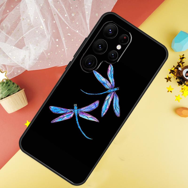 Libellen Handyhülle Für Samsung Galaxy S26 S25 Ultra S23 S21 S20 S22 S24 FE S10 Plus Hülle Coque