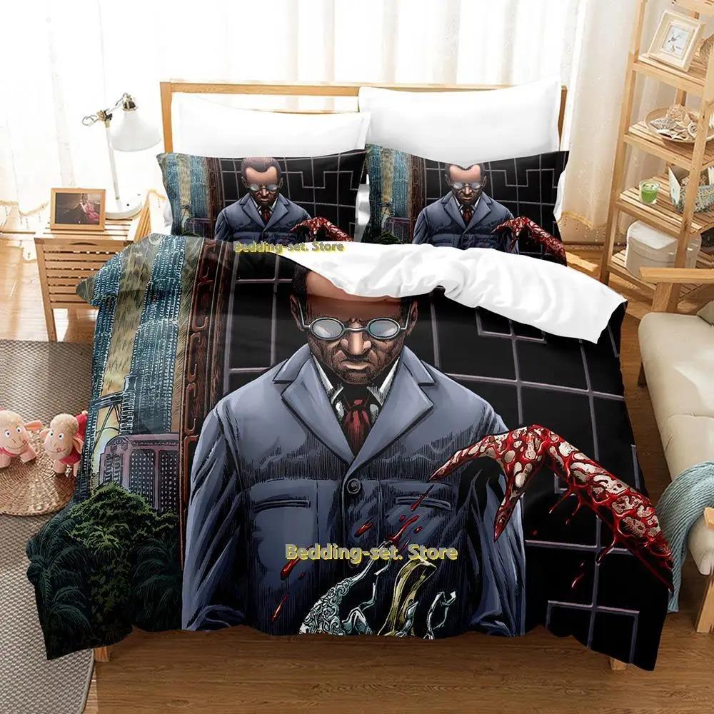 Set Biancheria da Letto Comics Extinction Parade Set da tre pezzi Cartone Animato Anime Adulto Bambino Camera da Letto Set Copripiumino lençol de cama casal