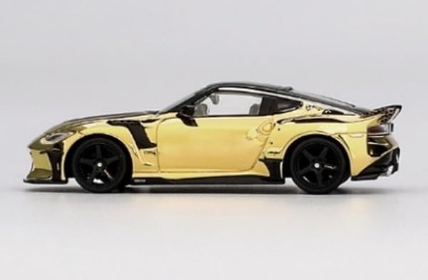 MINI GT Scale Nissan Z Veilside FFZ400 Gold Chrome Finished Model 1/64 (Left-Hand Drive) MGT00985-L