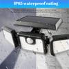 74 LED Solar Wall Lamp 3Head Luminous PIR Motion Sensor Wall Flood Light Outdoor IP65 Waterproof Garden Courtyard Security Light