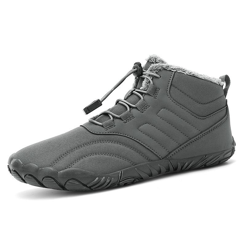 Winter waterproof snow boots men's and women's cold-proof cotton shoes high-top outdoor velvet sports hiking wide-headed shoes