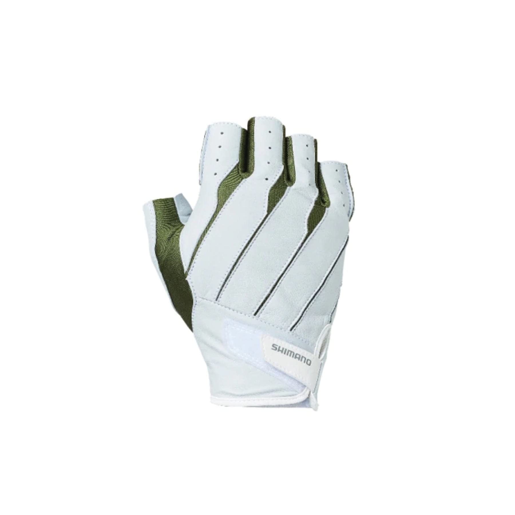 

SHIMANO Genuine Leather Gloves Khaki M GL-016V