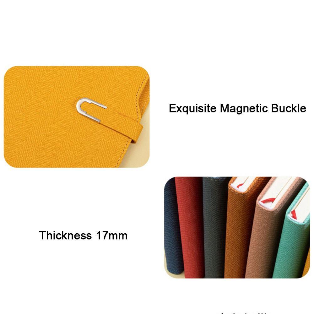 200 Pages A5 Notepad PU Leather Cover Students Notebook Business Office Notebook  Gift for Friends