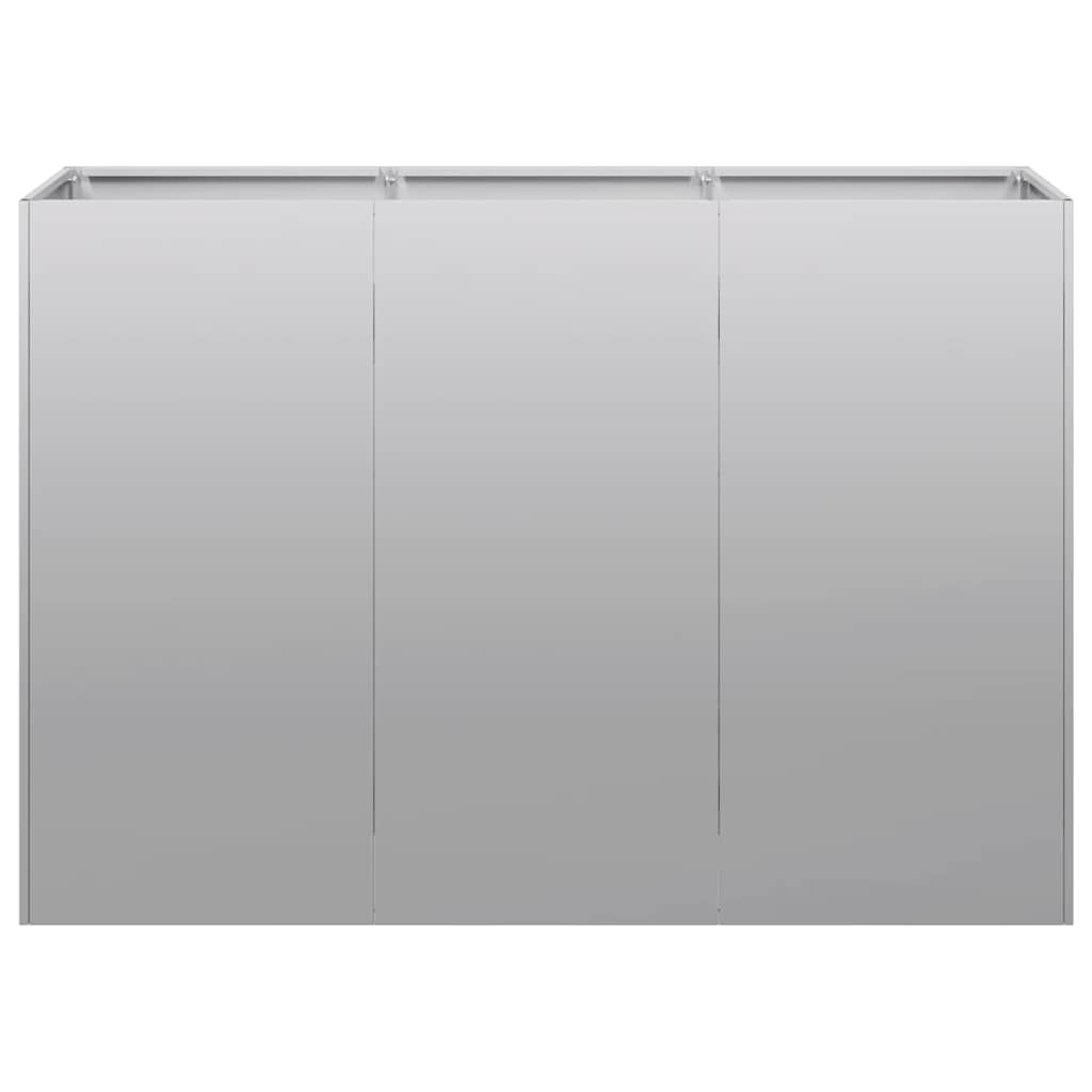vidaXL Pflanzgefäß 120x40x80 cm Stahl verzinkt