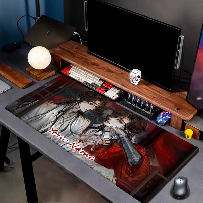 1PC Custom Name Ink Romance" Mouse Pad, Keyboard and Mouse Desk Pad, for Computer Notebook Birthday Gift For Any Room Or Office