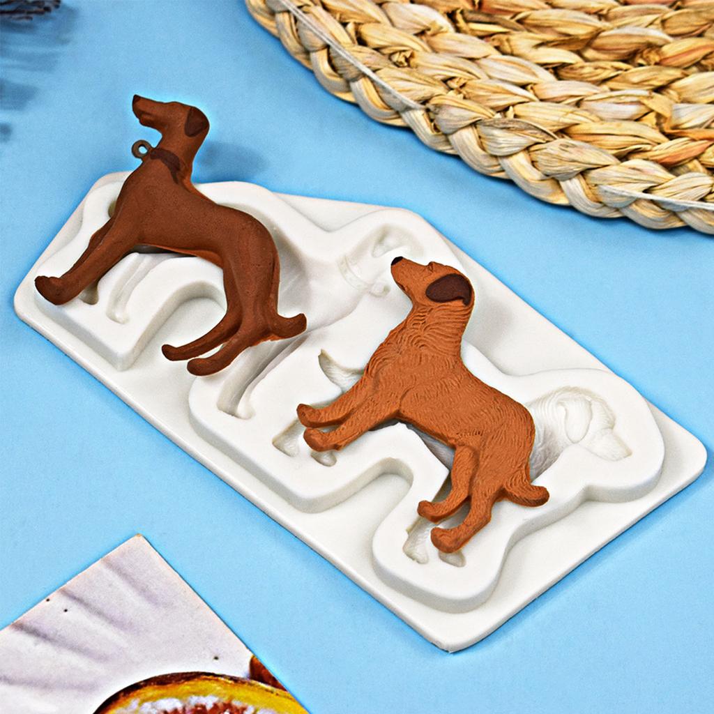 3D-Silikon, simulierter Welpe, flexibel, Lebensmittelqualität, Ton, Harz, Keramik, Süßigkeiten, Fondant, Süßigkeiten, Schokolade, Seife