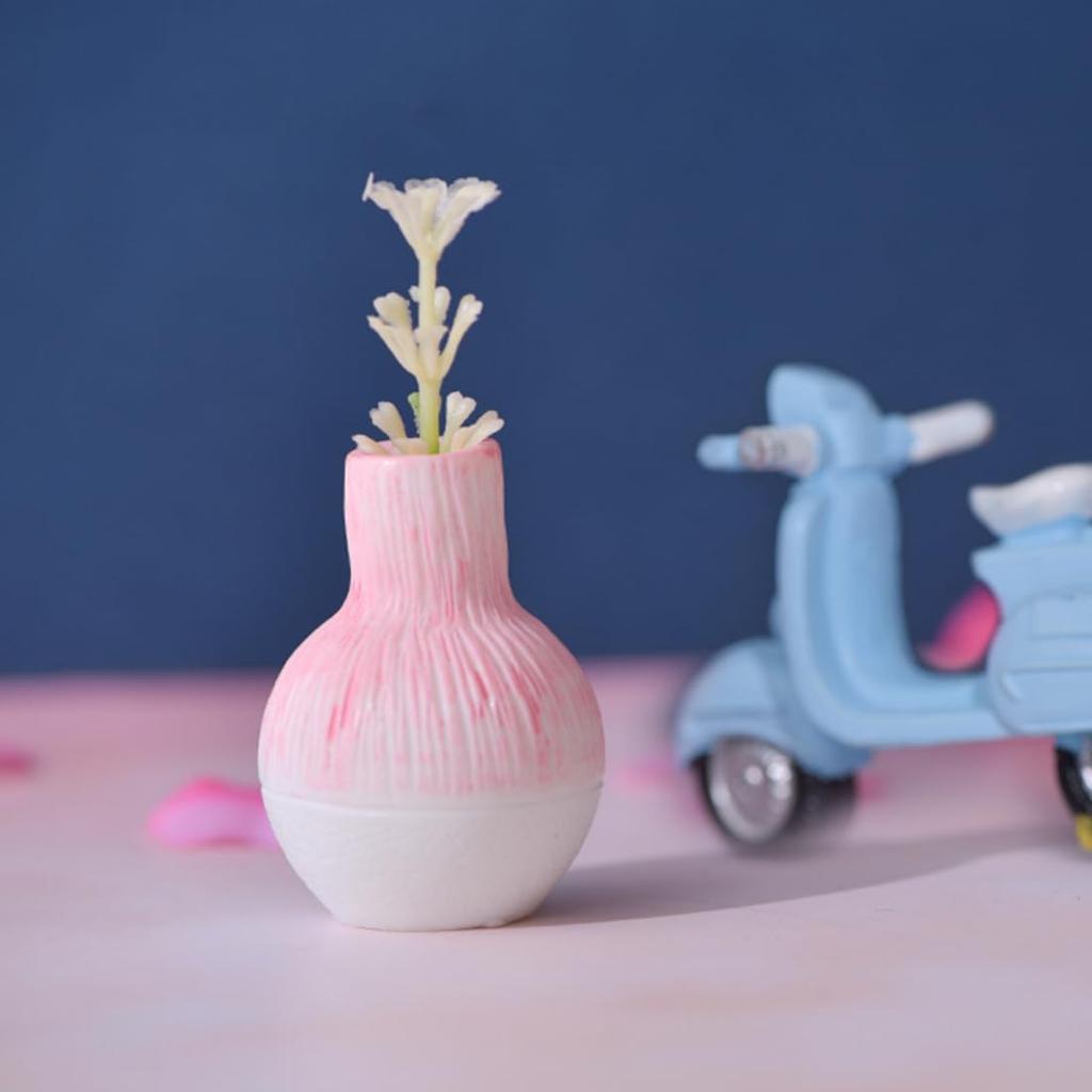 Voyyphixa Mini Miniatur Mini Set von Niedlichen DIY Tischplattenlandschaft Bonsai Mikrolandschaft Lustig Neu Geburtstagszubehör Figuren, Vasen, 9, Dekor,