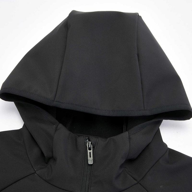 Puma Woven Jacquard Fleece Brand Logo Water-Resistant Loose Fit Hooded Long Sleeve Jacket Men Jackets 693544-01