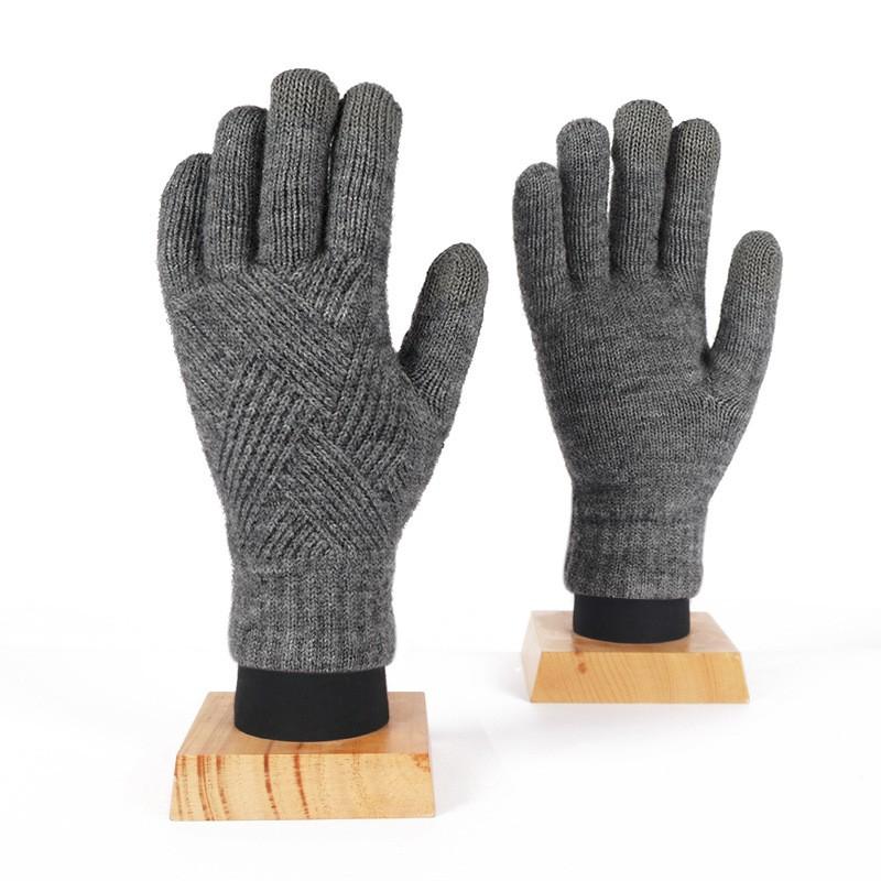 Touchscreen Knit Winter Gloves Cycling Outdoor Use Warm Windproof Unisex