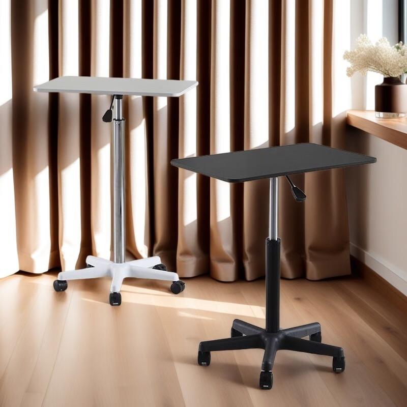 Mobile Height Adjustable Laptop Desk with Wheels