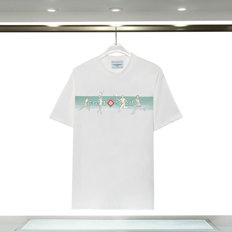 Casablanca 23 Frühling und Sommer Neuheit Fantasie Tor Sternenhimmel Schloss Casa Buchstaben Logo Kurzarm Partner T-Shirt