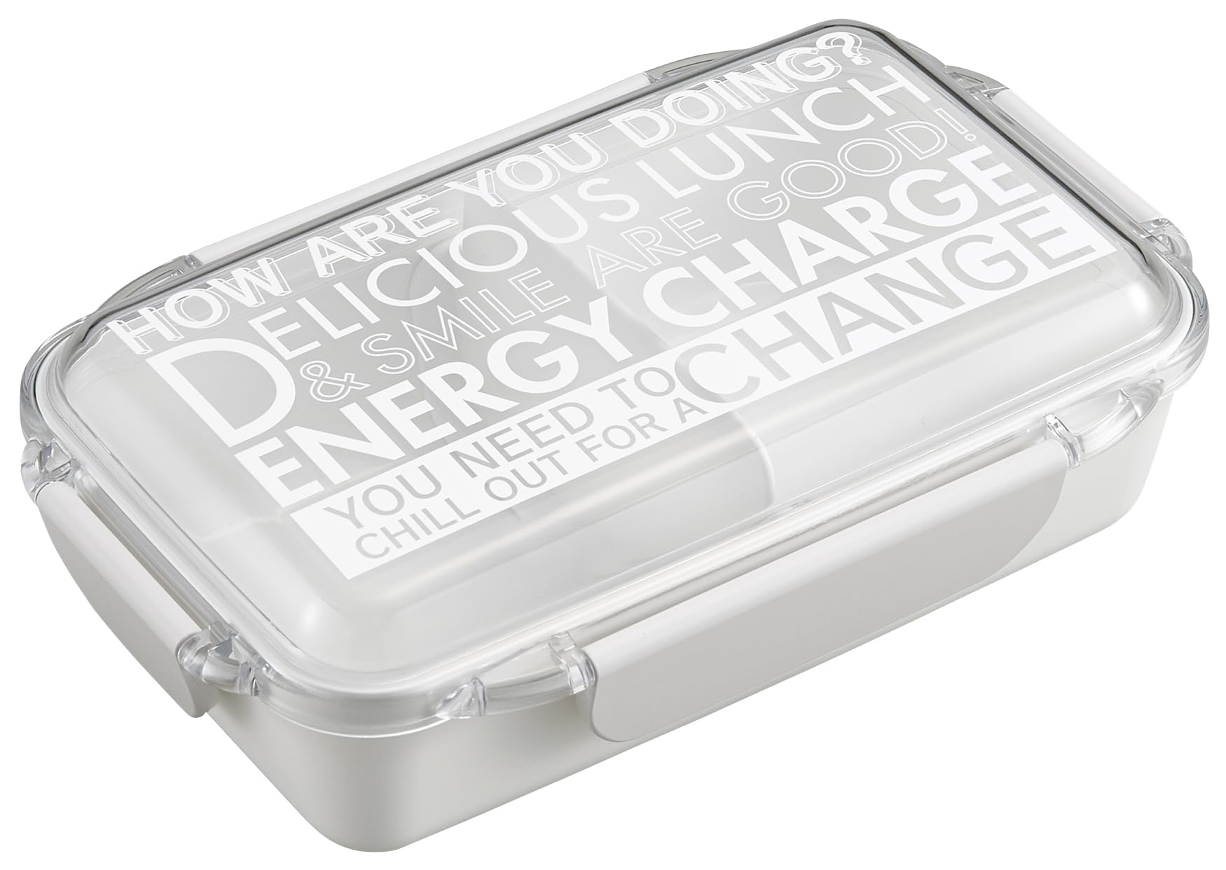

Ланч-бокс OSK Bento Box Energy Charge с белыми разделителями для посудомоечной машины и микроволновой печи, 750 мл, Япония, 4 точки, для взрослых и учащихся начальной школы.