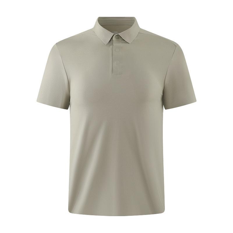 High-quality pressed glue short-sleeved ice silk seamless PO shirt golf quick-drying clothes lapel fashion men's and women's quick-drying T-shirts