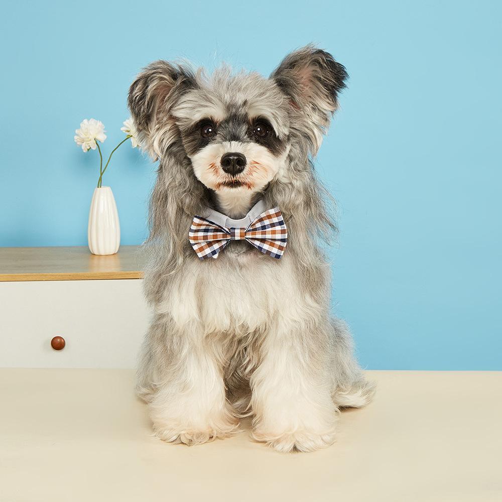 Tanpopo Handcrafted Adjustable Formal Pet Bowtie Collar Manufacturer Neck Tie Dogs & Cats Wedding Birthday Party