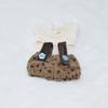 10cm Starfish Doll Clothes Set: Cotton T-shirt, Overalls for Plush & Regular Dolls