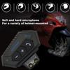 2023 Motorcycle BT 5.0 Helmet Headset Wireless Hands-free Call Kit Stereo Anti-interference Waterproof Music Player Speaker