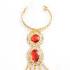 Hot Girl's Fashion Jewelry Golden Belly Dance Finger Finger Bracelet