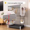 Large Bird Cage for Parrots New Design Luxury Villa for Budgies Cockatiels Lovebirds Spacious Premium Aviary with Modern Feature