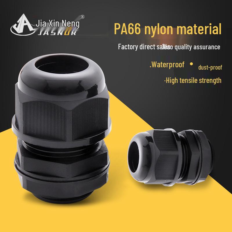 M8 Nylon Waterproof Cable Connector, M10 CE IP68 Environmental Protection Fixing Gland