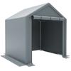 Tool Shed 190x170x200cm, Bicycle Garage, Tool Shed, Garage Tent, Garden House Storage Tent Bicycle Shed Tool Tent Storage Garage, Dark Grey