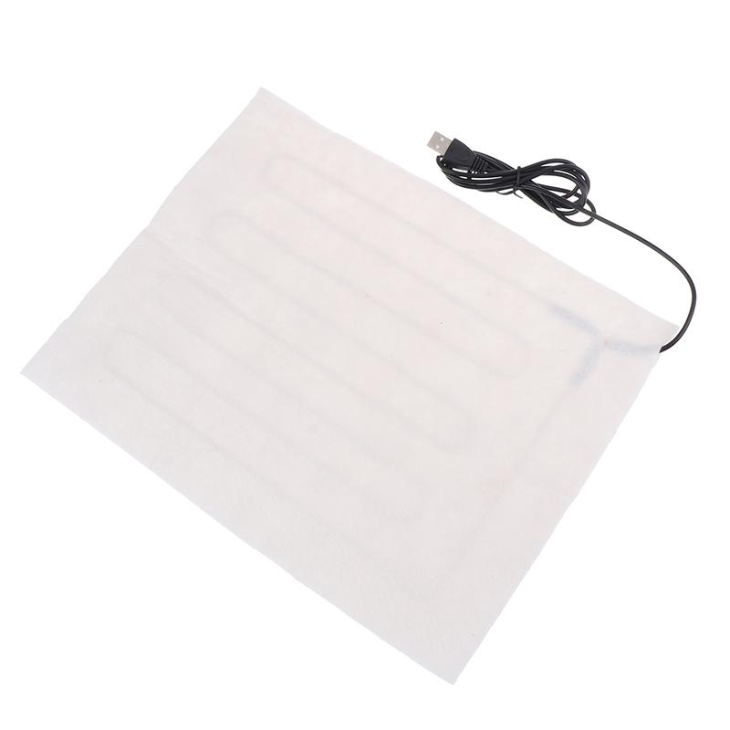 Tampone Riscaldante USB Foglio Riscaldato Pieghevole Cuscino Riscaldante per Sedile Auto Scaldasedile Impermeabile Animale Domestico Rettile Animale Inverno Caldo Tappetino Riscaldante
