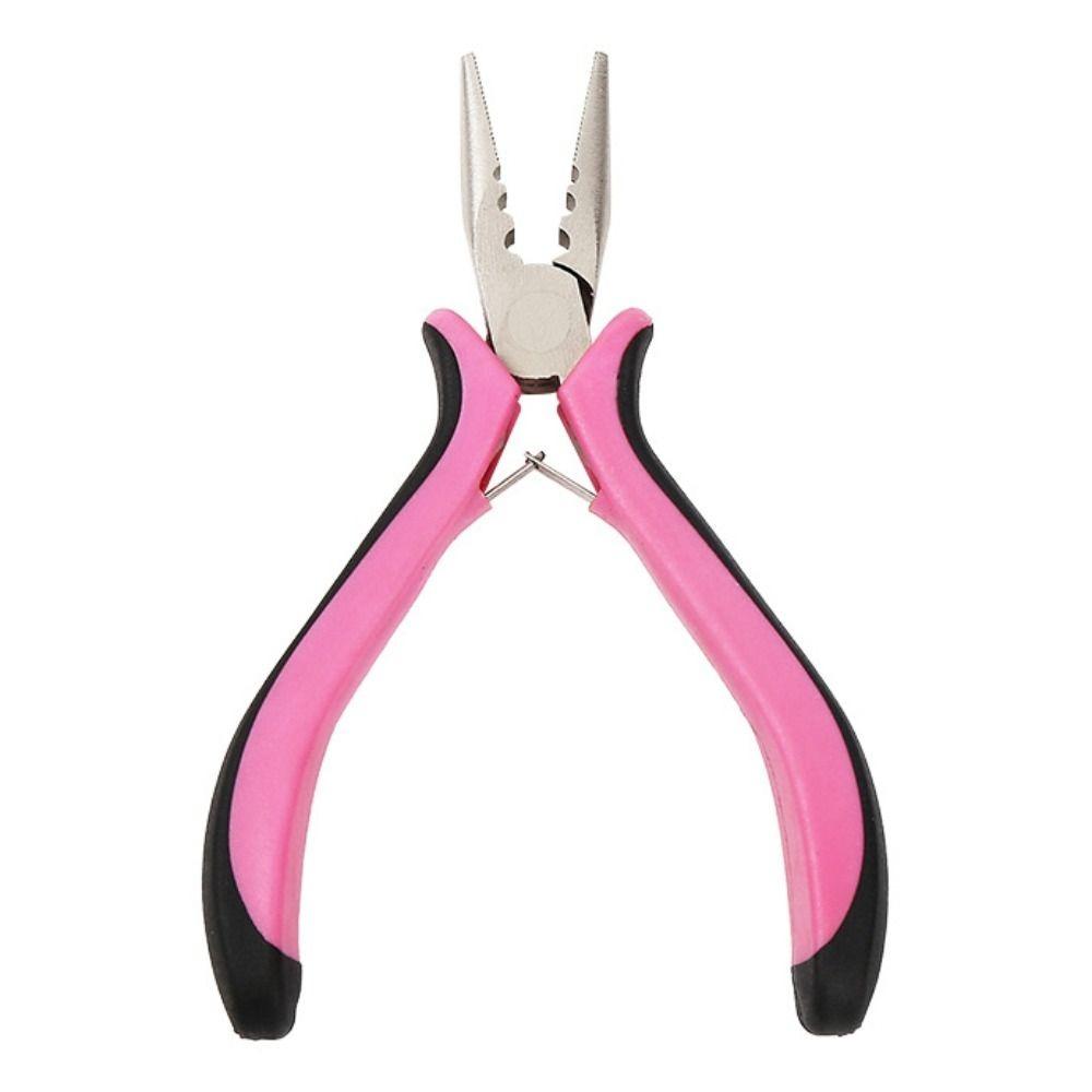 

Розовые плоскогубцы для наращивания волос, щипцы для снятия капсул, зажим для наращивания волос для I-Tip/Stick Tip розовый