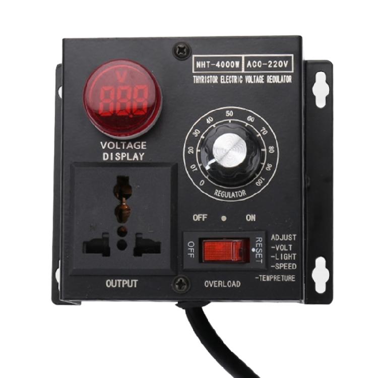 Industriequalität 4000W 220V SCR Spannungsregler Drehzahlregler