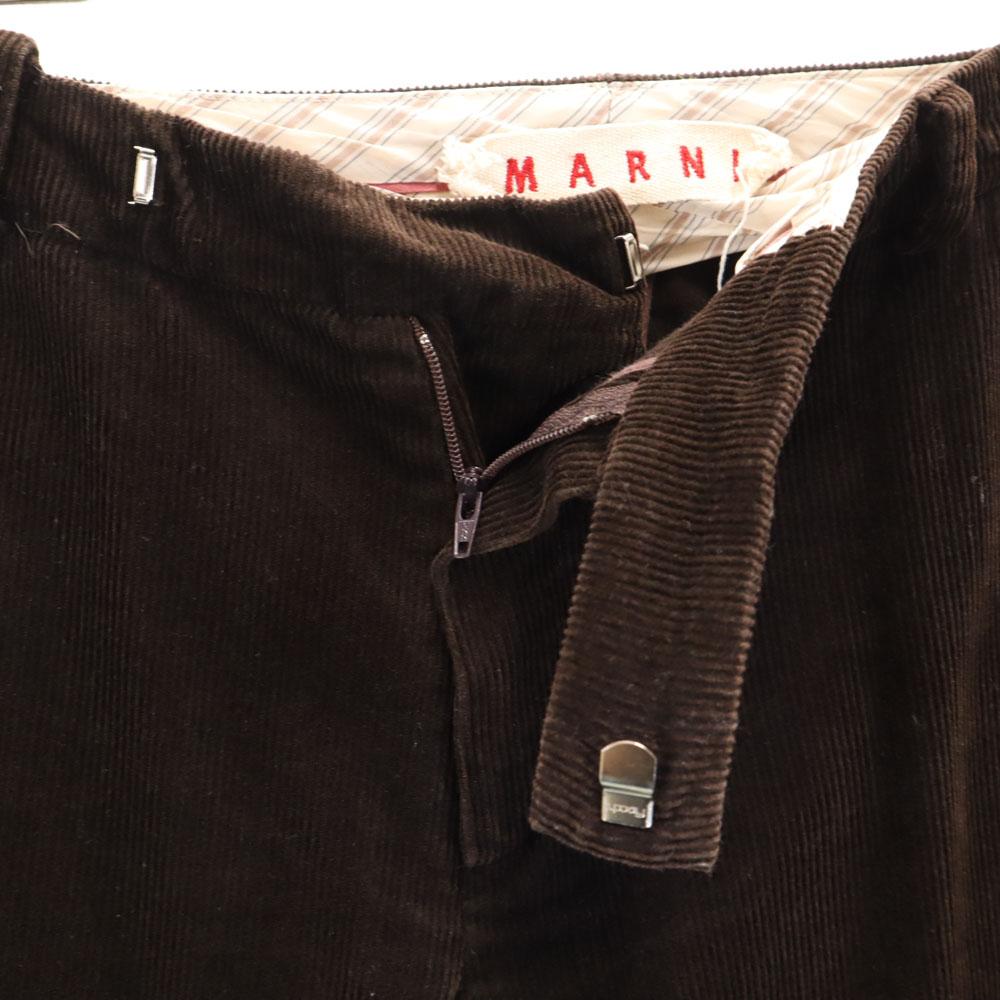 Marni Made In Italy Corduroy Pants 38 Brown Women Used