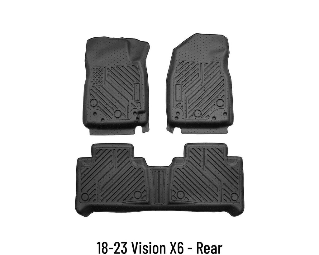 Vision X6 3D High Edge TPE Floor Mats (2018-2023) - Eco-friendly Interior Protection