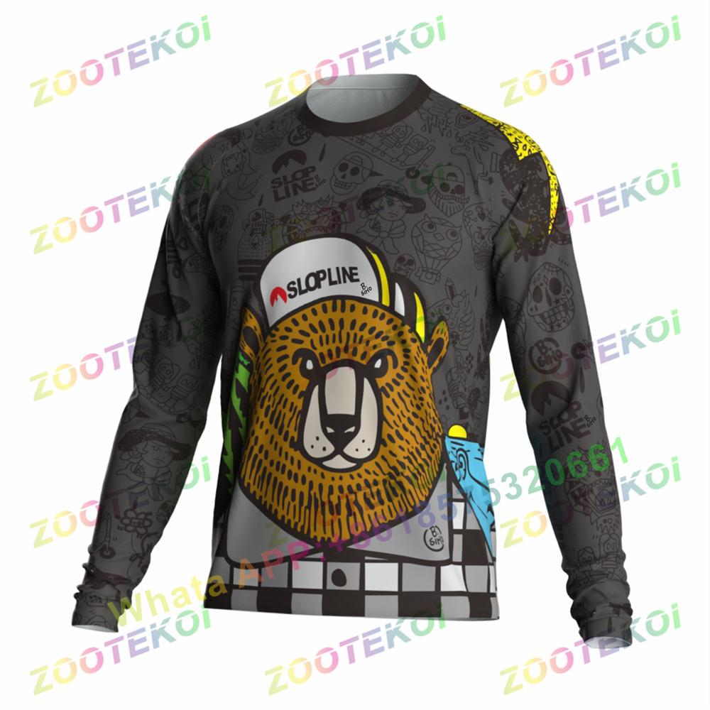 2023 Off Road ATV Racing T-Shirt Men Season Downhill Riding Racing Bicycle Tops Motocross MTB Downhill Jersey Motorcycle Jersey