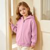 Kids Zip-Up Hoodie for Boys and Girls, Color Long Sleeve Casual Top