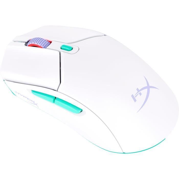 Souris Gaming Sans Fil - HyperX Pulsefire Haste 2 Core - Pour PC - Blanc