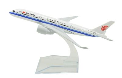 TANG DYNASTY 16cm Air China Airbus Alloy Airplane Model Toy 1/400 A350-900