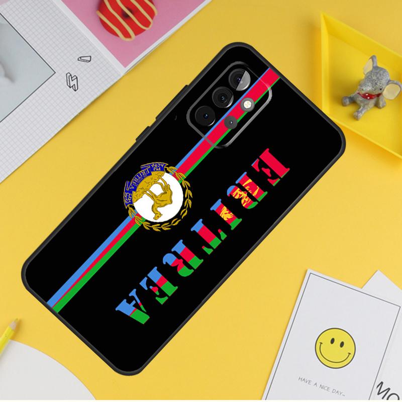 Eritrea Flag Case For Samsung Galaxy A55 A35 A25 A15 A51 A71 A12 A32 A52 A13 A33 A53 A14 A34 A54 Coque