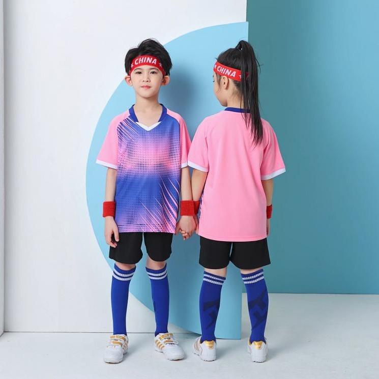 Men'S And Women'S Suit Trendy Training Team Uniform Kids Adult Team Competition Summer Sports Short Sleeve Soccer Jersey Fb05