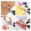 Stainless Steel Pinking Shears with Triangular Serration (Professional Dressmaking/Tailoring Tool for Fabric, Lace & Paper Craft