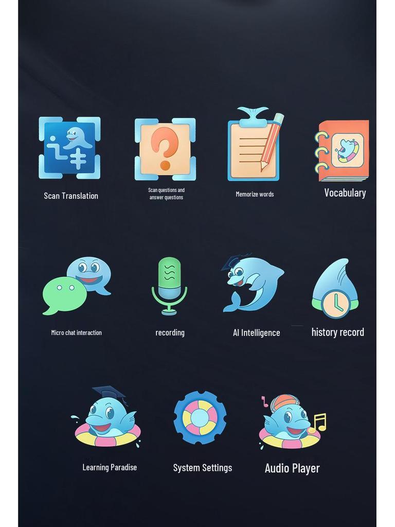 AI Reading & Translation Pen: Universal Children's Learning Tool with Offline Scanning