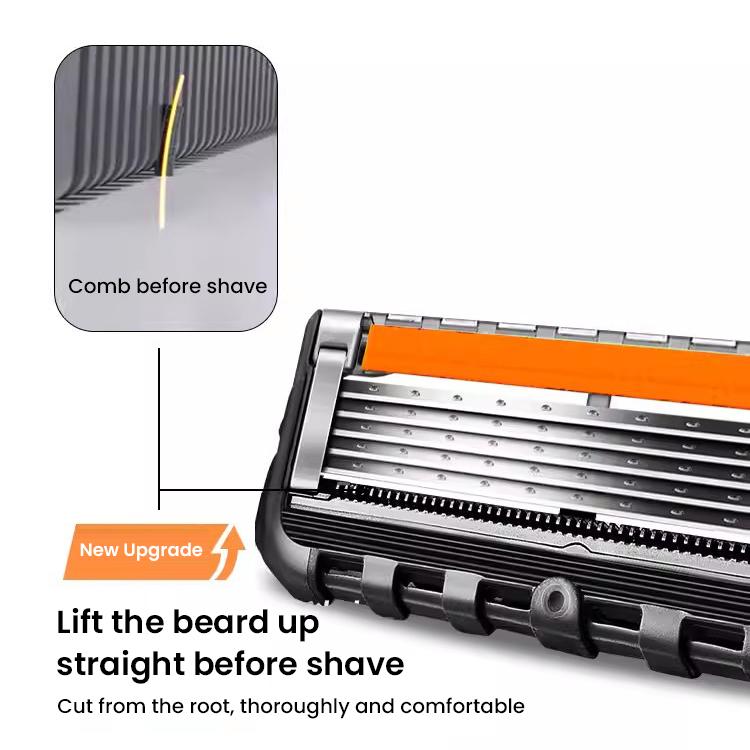 Gillette Fusion 5 Razor 1 Handle 4 Razor Heads 1 Stand