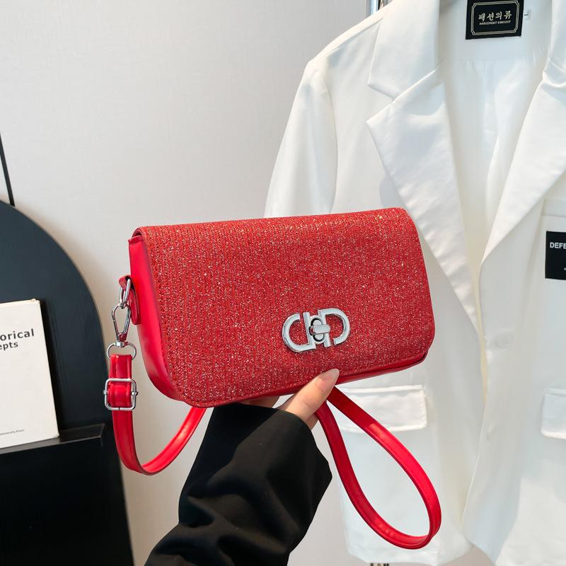 Niche Popular Solid Color Light Luxury Underarm Bag New Trend Fashion Beautiful Single Shoulder Messenger Bag Women