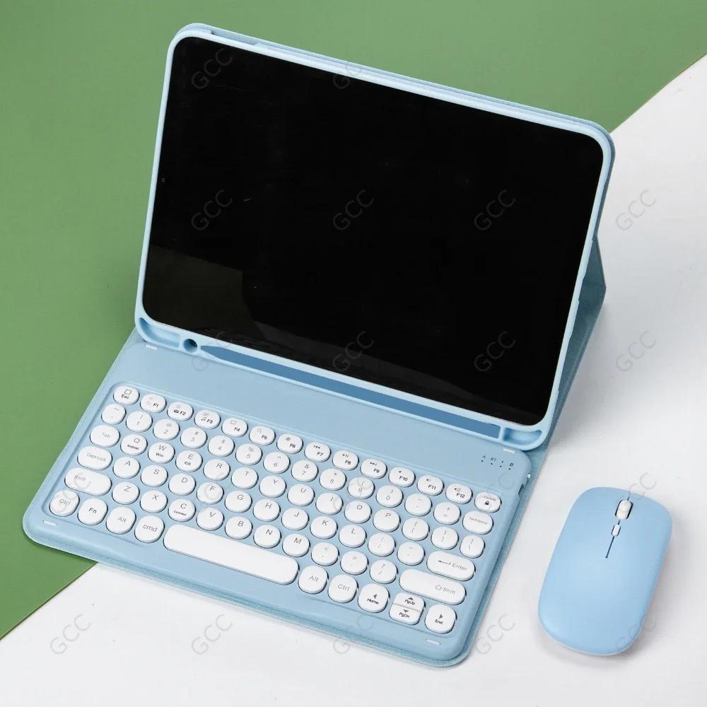 Tastaturabdeckungen für Tablets für Neues iPad 11. Generation A16 2025 Hülle mit Stifthalter für iPad 10. 9. 8. Air 6 5 4 Air 3 Pro 11 4. 3. Generation