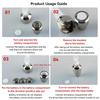 Bicycle Tire Valve Light Bike Wheel Spoke Flashlight Night Cycling Safety Luminous Tyre Valve Caps Car Motorcycles Accessories