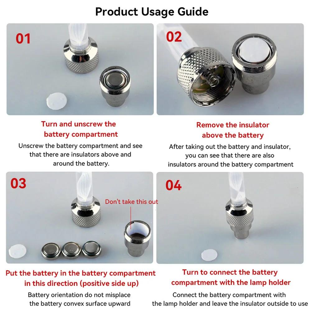 Bicycle Tire Valve Light Bike Wheel Spoke Flashlight Night Cycling Safety Luminous Tyre Valve Caps Car Motorcycles Accessories