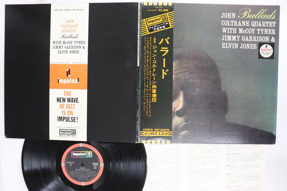 LP Record JOHN COLTRANE Ballads IMP88096 ABC IMPULSE 1973 Japan Obi Jazz Used